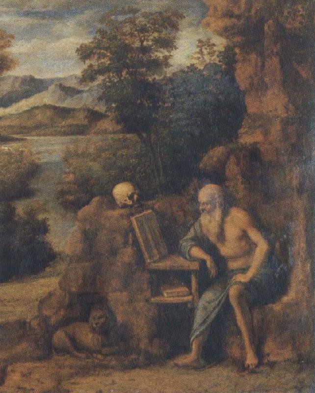CIMA da Conegliano St. Jerome in the wilderness Sweden oil painting art